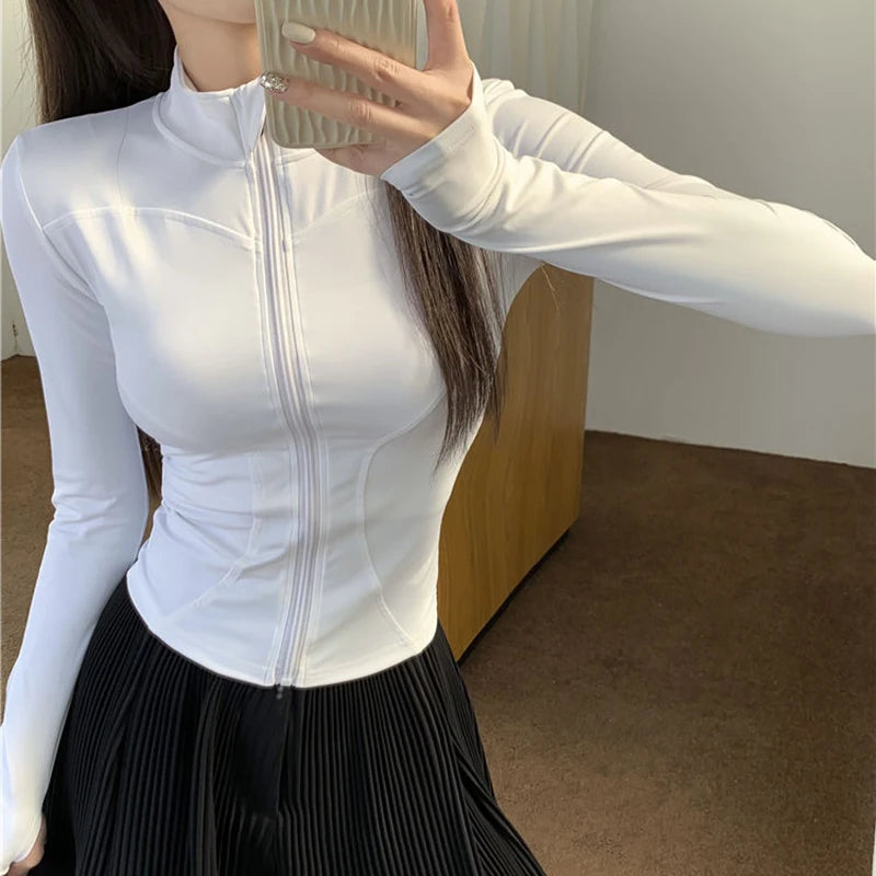 Rimocy Slim Fit Crop Tops
