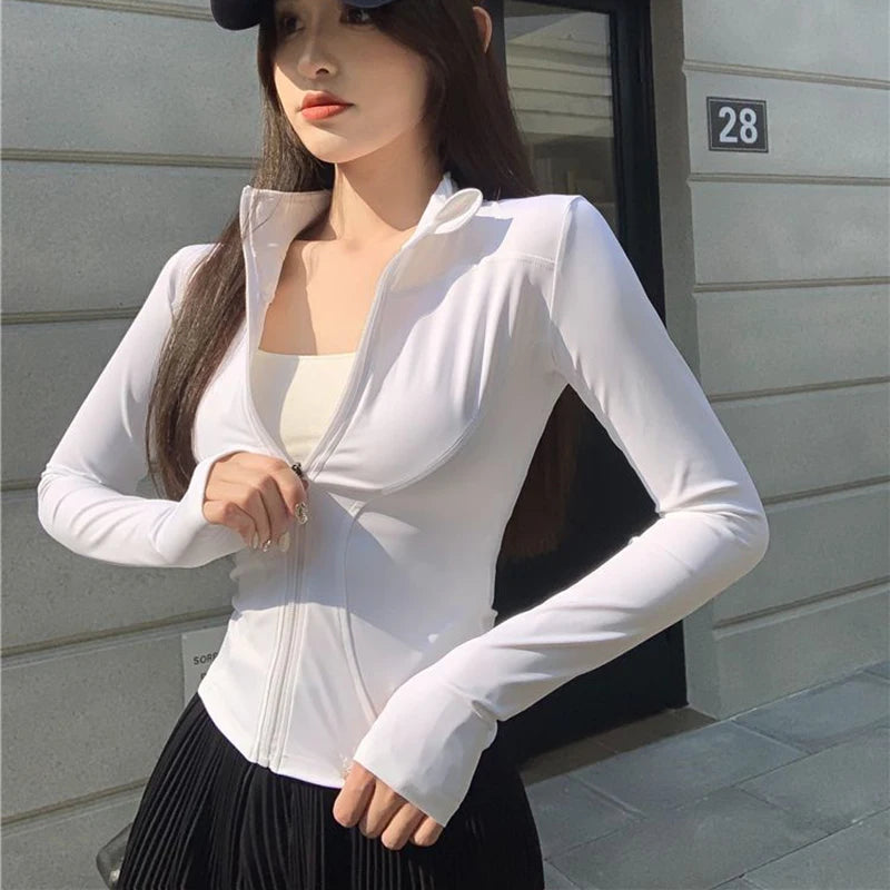 Rimocy Slim Fit Crop Tops