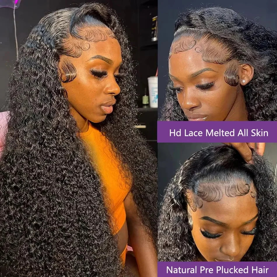 Deep Wave Frontal Glueless Wigs