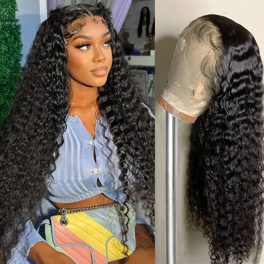 13X4 Lace Front Wig Water Wave Human Hair