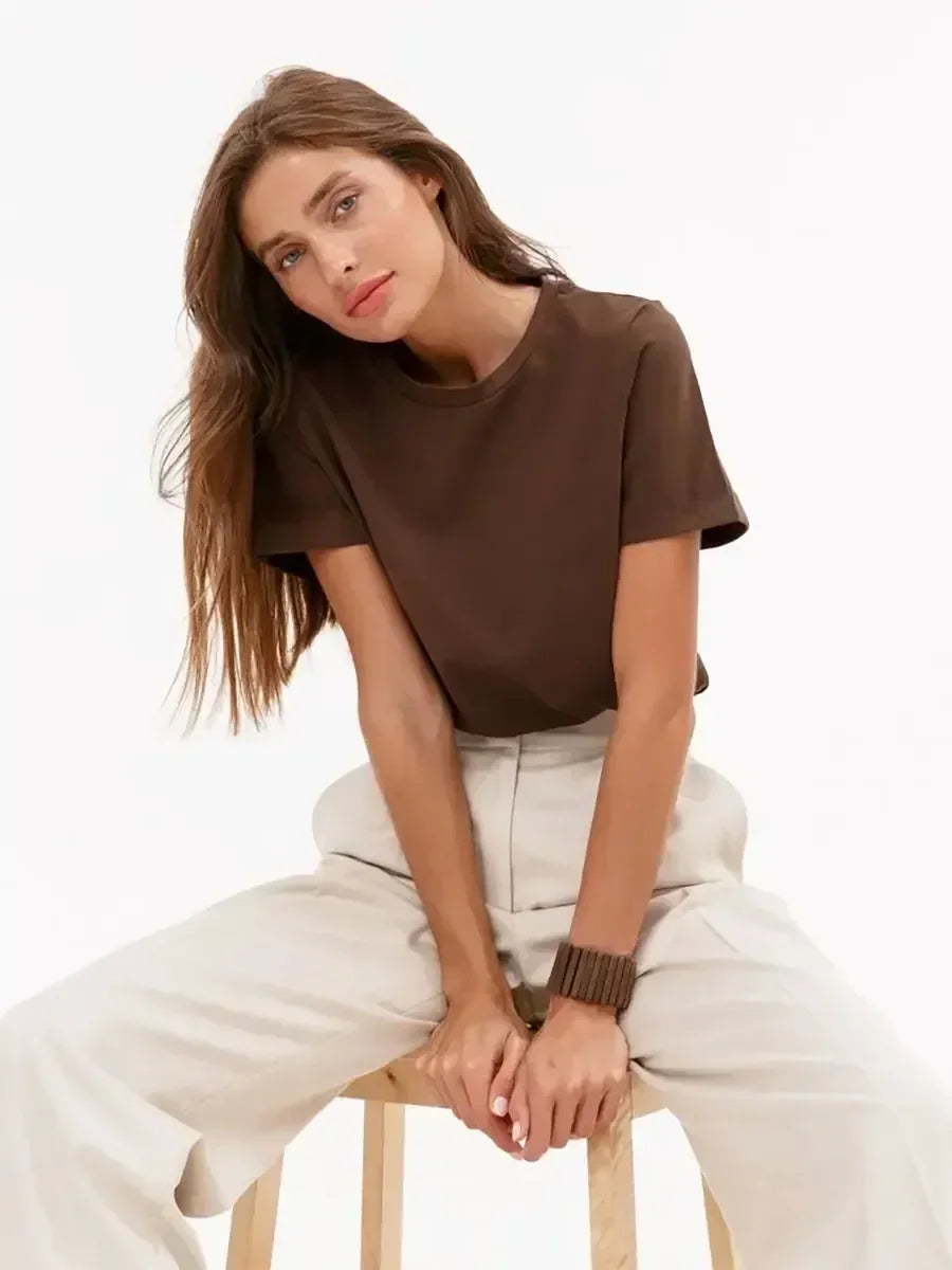 Bottoming Basic Fashionable Tops